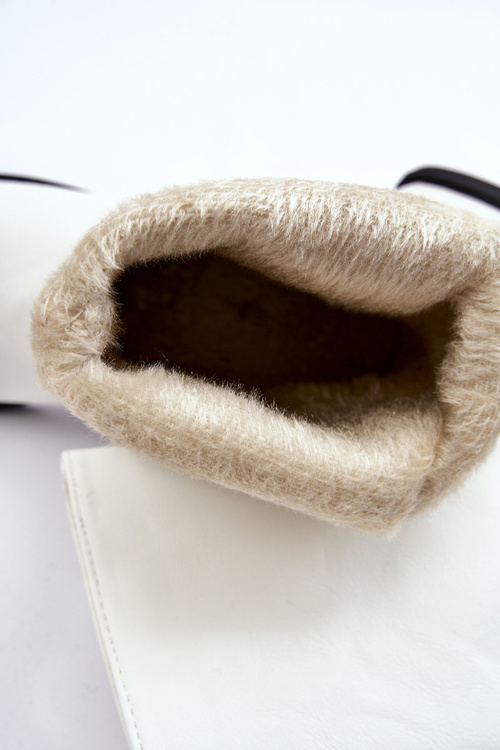 Dámské teplé nazouváky Bílé Calan