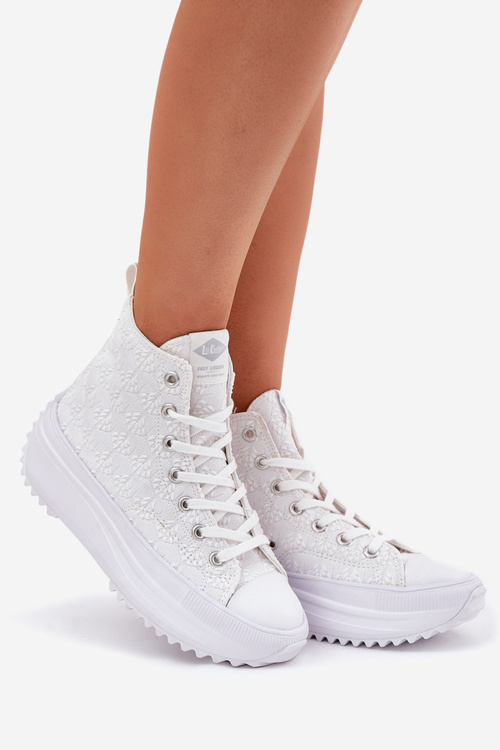 Vysoké Dámske Tenisky Lee Cooper LCW-25-31-3461L Biele