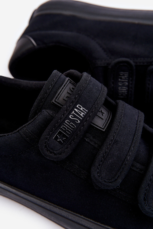 Pánské nízké textilní tenisky Big Star LL174078 Černá