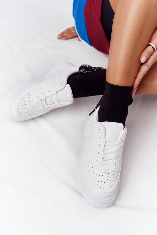 Dámská Sportovní Obuv Na Platformě Bílé This Is Me