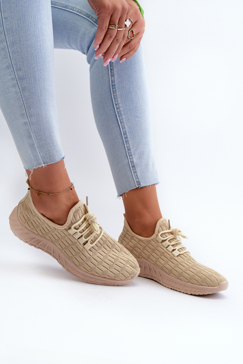 Lehké Dámské Sportovní Boty Beige Xalara