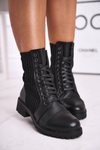 Dámske topánky s čiernou ponožkou Brielle