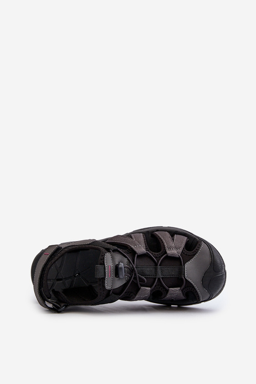 Pohodlné pánské sandály 4FRSS24FSANM058-23S šedé