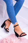 Lu Boo Suede Black Sandals na mieste Ripley