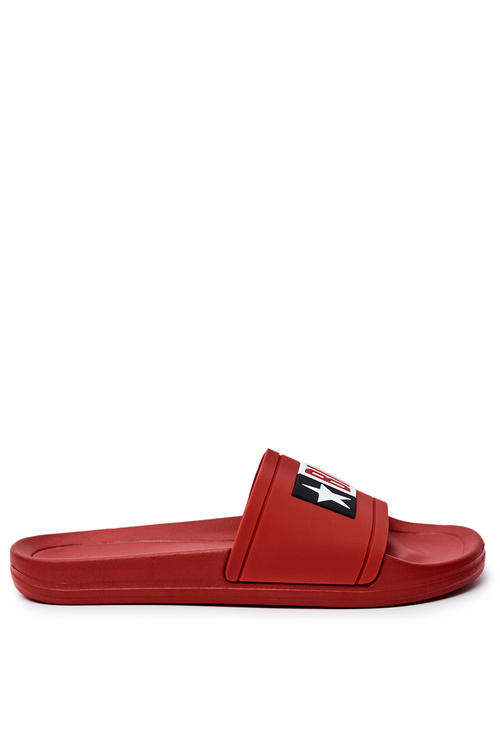 Pánska veľká hviezda DD174702 Red Flip -flops