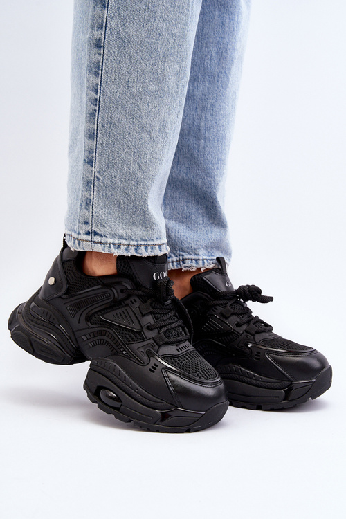 Topánky s Hrúbkou Podrážky GOE NN2N4045 Čierne