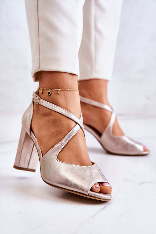 Kožené sandále na Zlatom Lorita Post