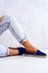 Nazouvací espadrilky Big Star JJ274877 Námořnická modrá