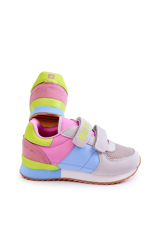 Detská športová topánka Pamäť pena Veľká hviezda JJ374252 Pink-Blue