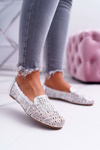 Dámské Balerínky Lu Boo Stříbrné 4Ever