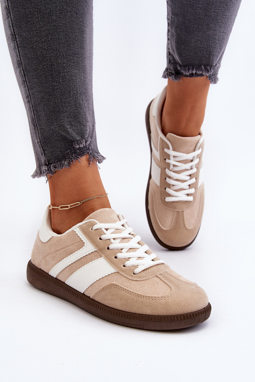 Dámske nízke tenisky Športová obuv Beige Eudiopis