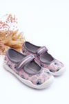 Detský papcie balerína medvede Befado 114x513 Pink-Gray