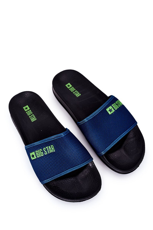 Pánska veľká hviezda DD174708 Navy Blue Plippers