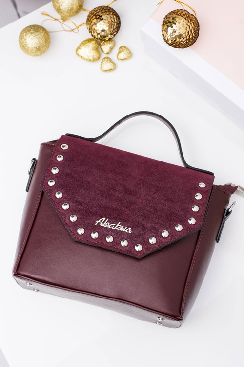 Burgundy Women Elegant Coffer Bag