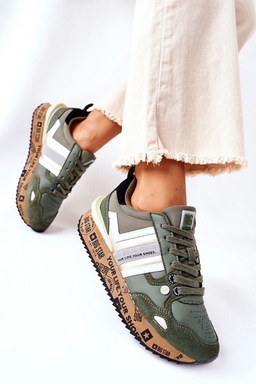 Dámská Sportovní Obuv Big Star II274299 Khaki