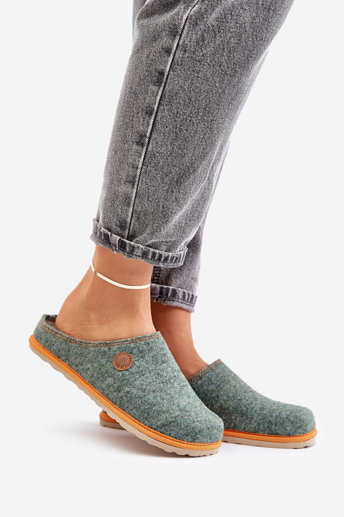 Dámské domácí obuv pantofle zelené Inblu CS000039