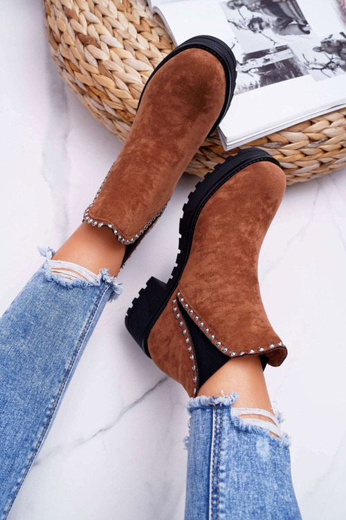 Dámske topánky Camel Sissy Jodhpur s kubickými zirkónmi