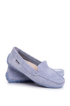 Dámsky modrý Moccasins Morreno Suede