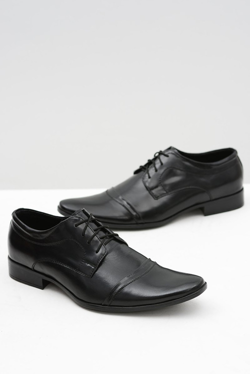 Pánske čierne formálne topánky Willy