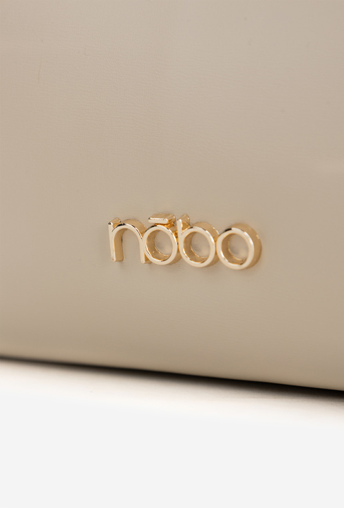 Taška shopper s přezkou NOBO BAG6010-015 světle béžová