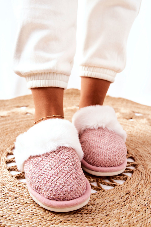 Pantofle S Fleecovou Podšívkou Růžové Flamarin