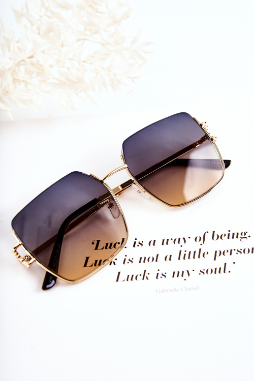 Velké sluneční brýle Ombre V160020 modrý