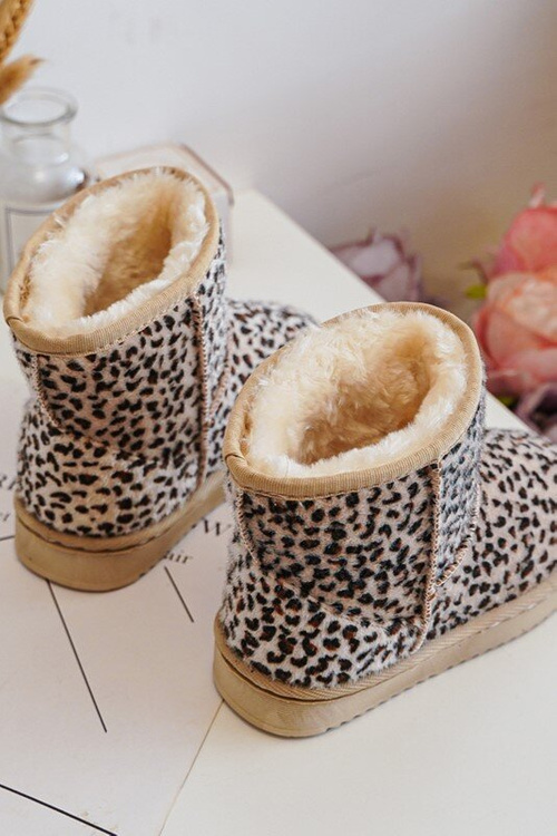 Detské izolované topánky Snow topánky béžové gooby