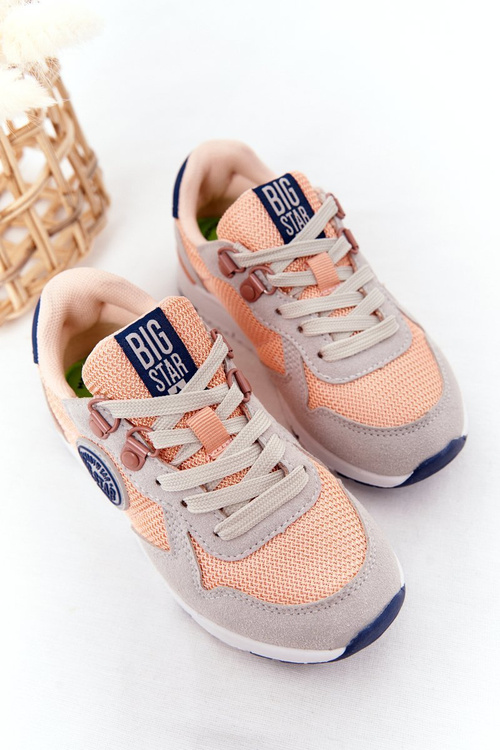 Detská športová obuv Pamäť pena Veľká hviezda HH374180 Orange