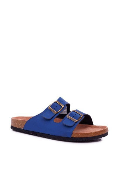 Pánske žabky s veľkou hviezdou Navy Blue DD174604 pracky