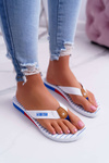 Ženské flip -flops Big Star DD274A245 biela