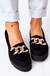 Lewski topánky 3040 Shamets Black Moccasins