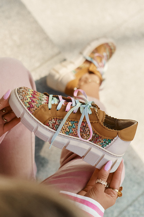 Dámske Kožené Poltopánky Maciejka 05850-29 Viacfarebné