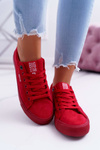 Dámske tenisky Big Star Suede Red EE274044