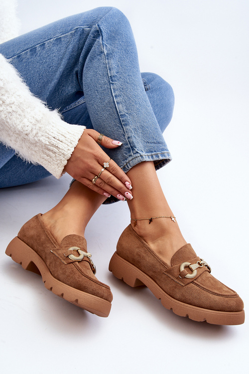 Dámske mokasíny s ozdobou Camel Railenes