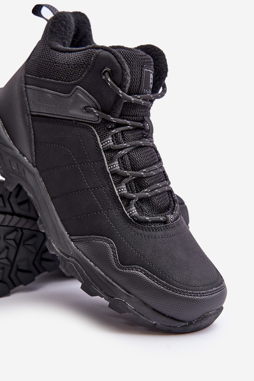 Zateplené Lehká Pánská Trekingová Obuv McBraun Černá