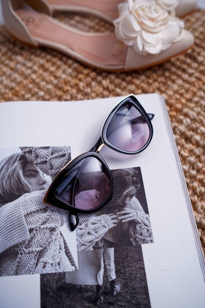 Prius PR-v36 čierne priehľadné slnečné okuliare