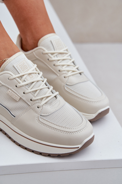 Dámske Tenisky Big Star NN274A088 Svetlo béžové