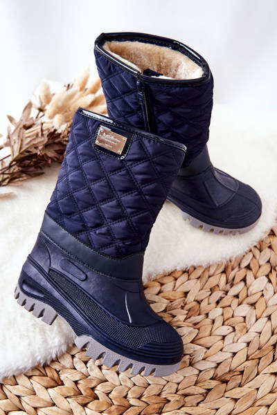 Détské Sněhule Teplé Námořnická modř Mussi