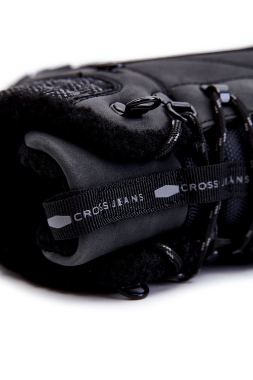 Pánské zateplené boty Trekingové boty Cross Jeans KK1R4022C Černe