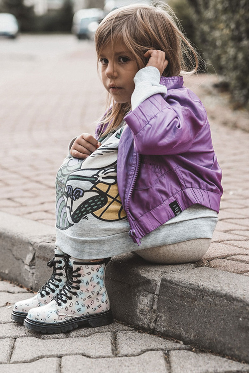 Detské trblietavé topánky s viacstrannými modelmi reggie