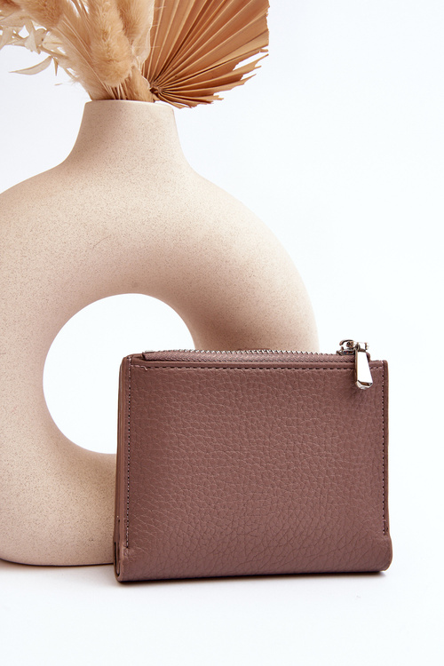 Dámská peněženka z ekokůže světle hnědá Lazara