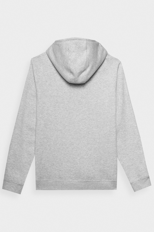 Pánska Mikina Bez Zipsu S Kapucňou Svetlosivá 4FWMM00TSWSM1464-27M