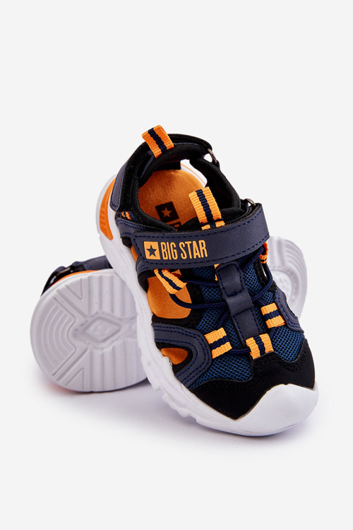 Detské ľahké sandále Veľká hviezda LL374212 NAVY BLUE