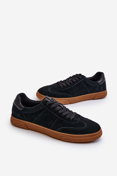 Nízke pánske tenisky z ekologickej kože Big Star NN174284 Čierne