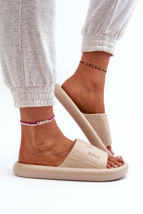 Dámske ľahké peny pantofle béžové Fenicva