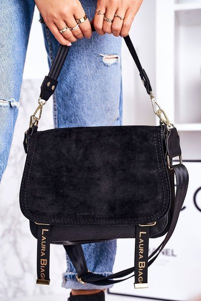 Laura Biaggi Black Black Batga Batga Bag