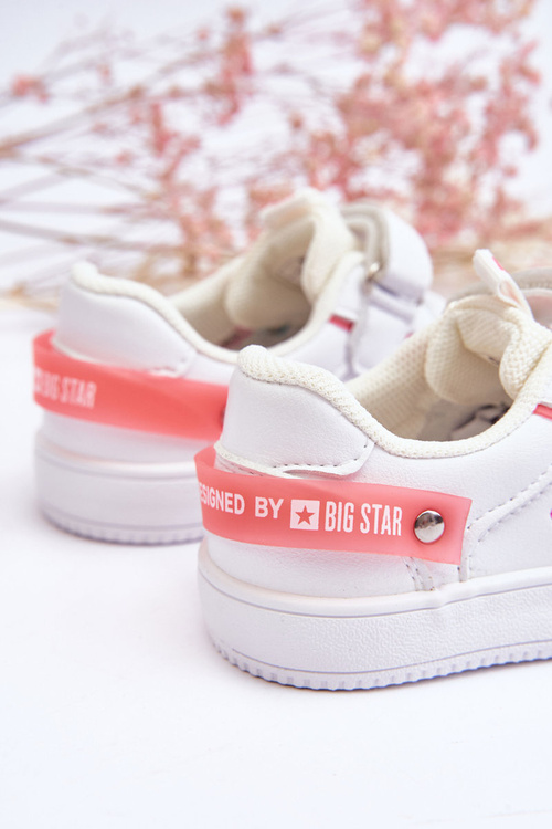 Veľká hviezda JJ374082 Biele detské športové topánky