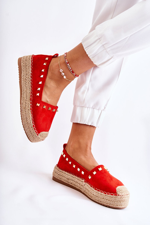 Ženské espadrilly s cvočkami Red Laross