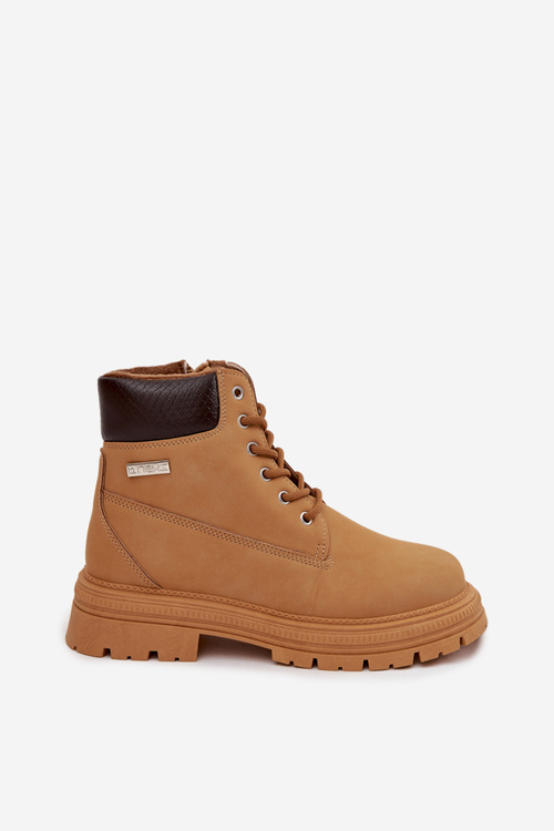 Izolované dámske turistické čižmy so zipsom Camel Selinda