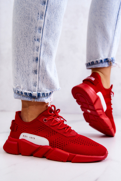 Dámská sportovní obuv Memory Foam Big Star JJ274270 Červená